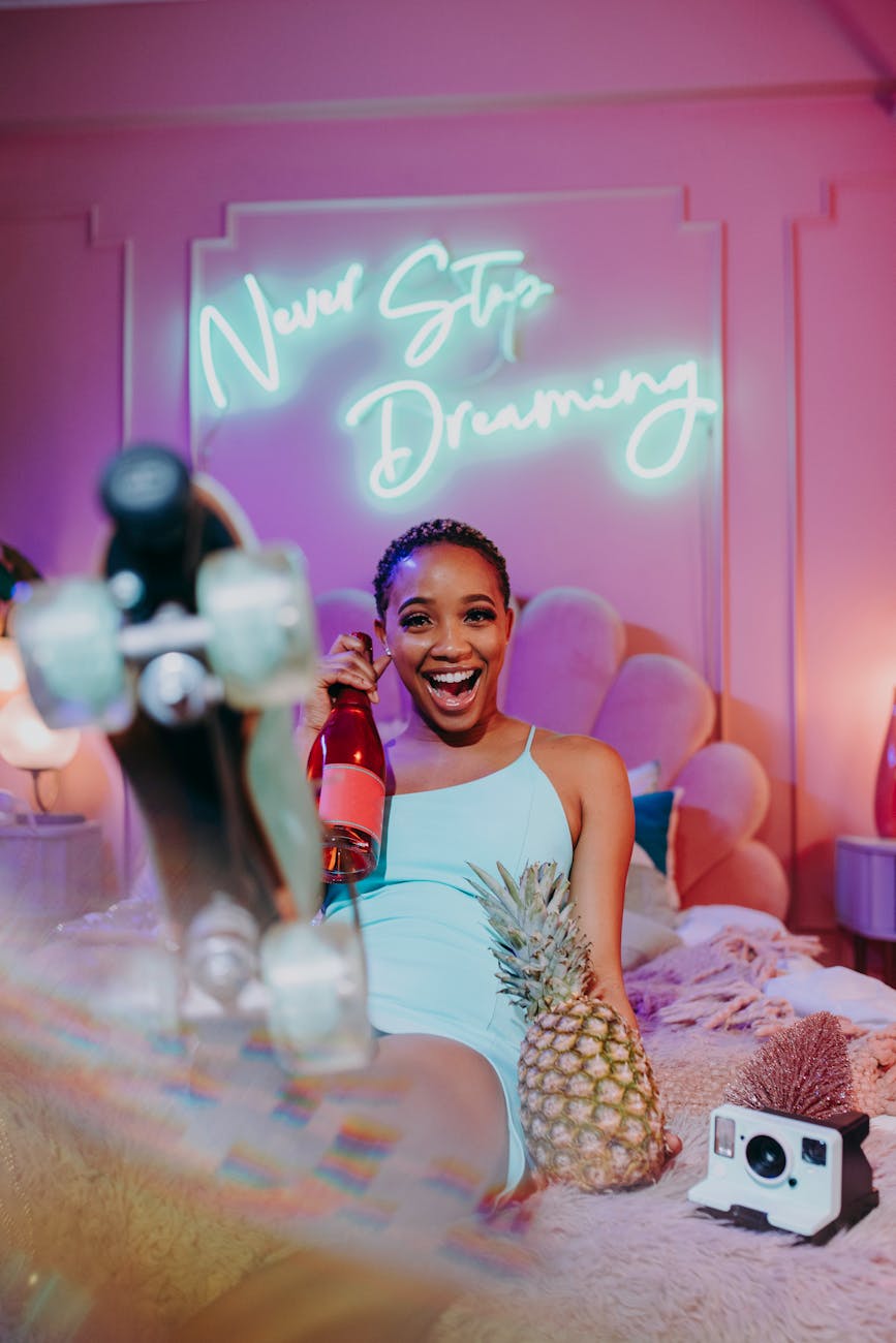 Creative music video with dynamic editing and effects