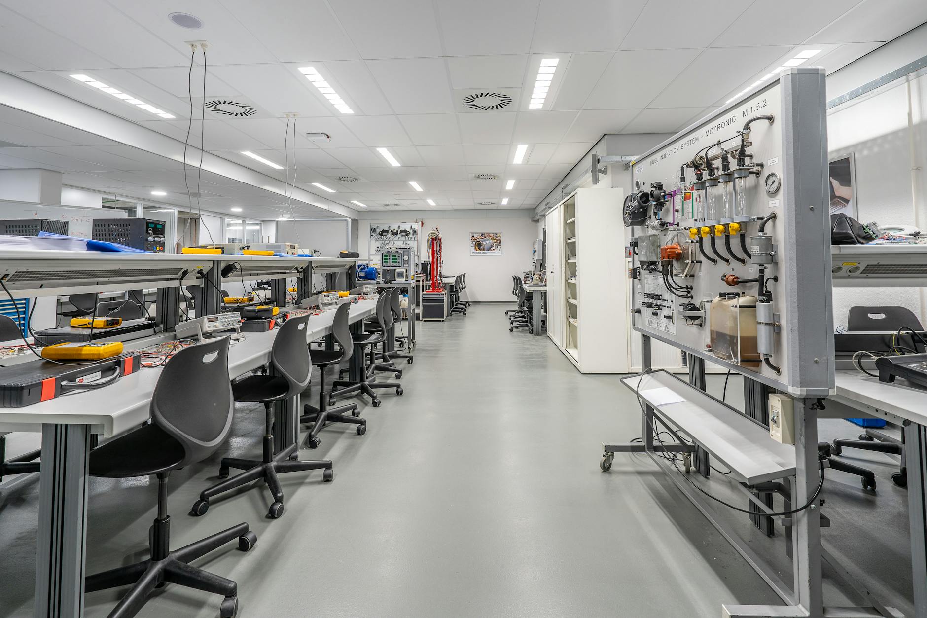 Modern educational facility with collaborative learning environment